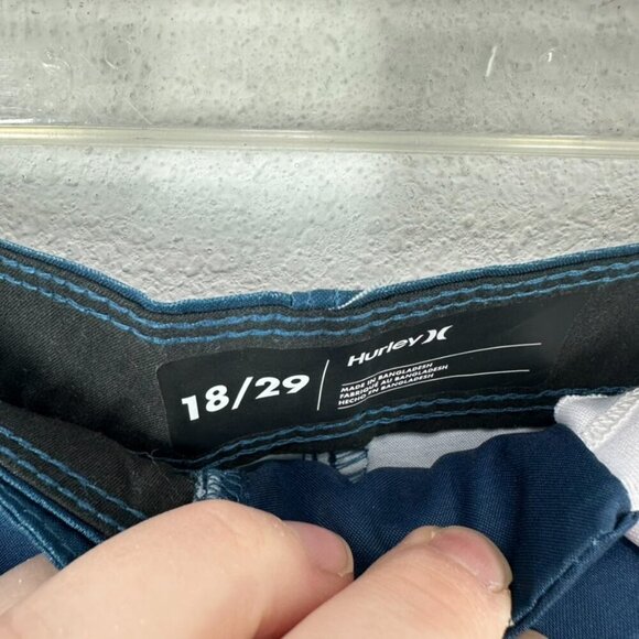 Hurley Men's Size 29 NWT Vibrant Neon Rainbow Ombre Tie Waist Board Shorts Beach - Picture 6 of 9